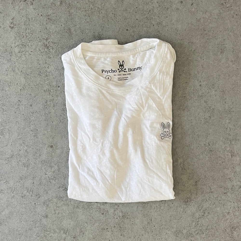Psycho Bunny White Tee